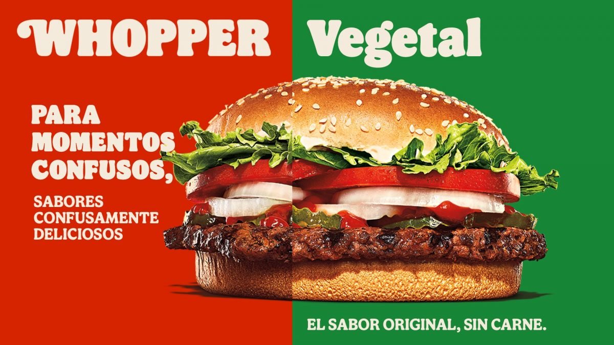 ¿carne La Apuesta Publicitaria Para La Whopper Vegetal De Burger King La Magazín