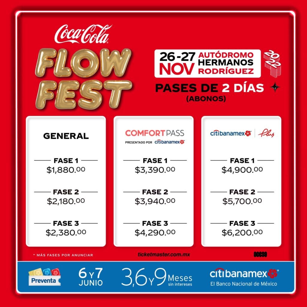 Flow Fest 2022 Fecha, boletos, cartel y todos los detalles La Magazín