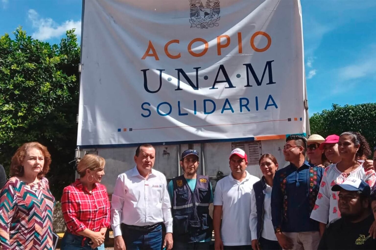 UNAM entrega 40 toneladas de ayuda a damnificados por huracán Otis en Guerrero