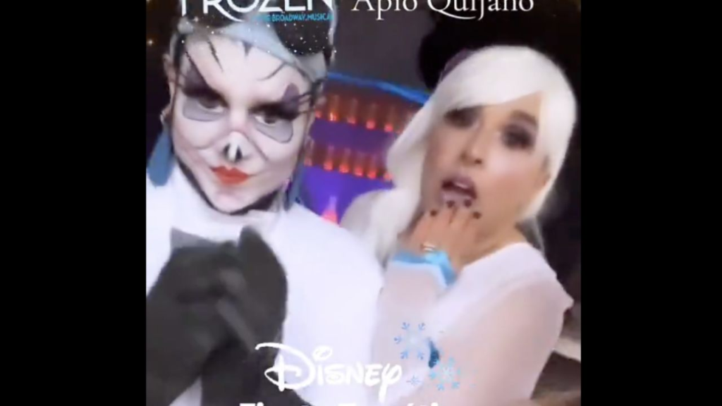 Apio Quijano de Kabah sorprende a fans disfrazándose de la princesa Elsa de Frozen en fiesta temática de Disney