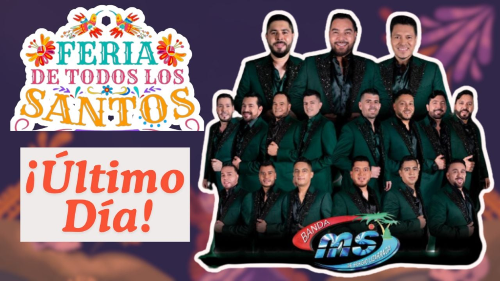 Concierto de Banda MS en la Feria de Todos los Santos Colima 2024: ¡Detalles y horarios!