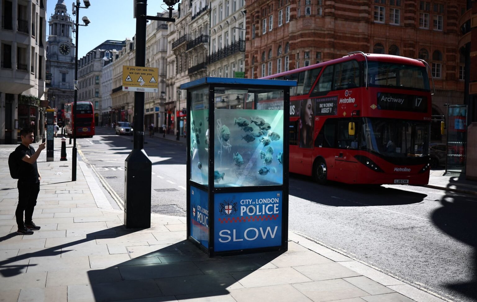 Nuevo arte de Banksy aparece de forma misteriosa en el centro de Londres