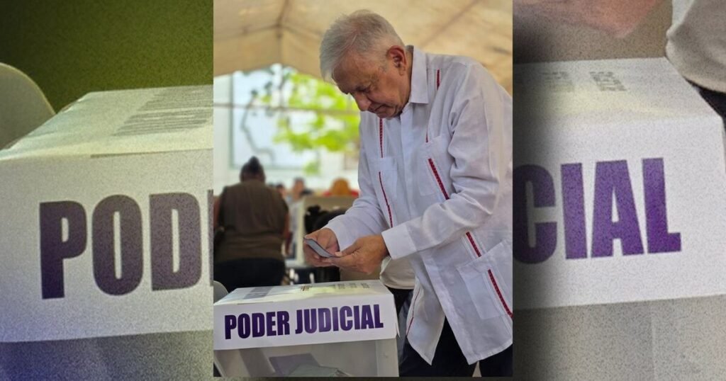 Beatriz Gutiérrez Müller celebra el voto de AMLO en la elección judicial: ‘Plan C consumado’