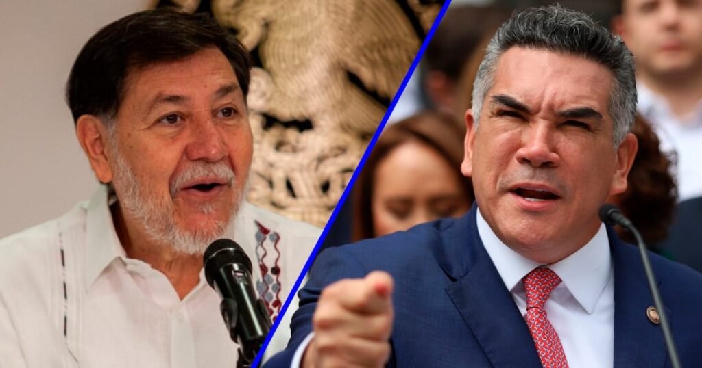 Noroña arremete contra Alito Moreno por denuncia a Maduro: ¿un caso para análisis psiquiátrico?