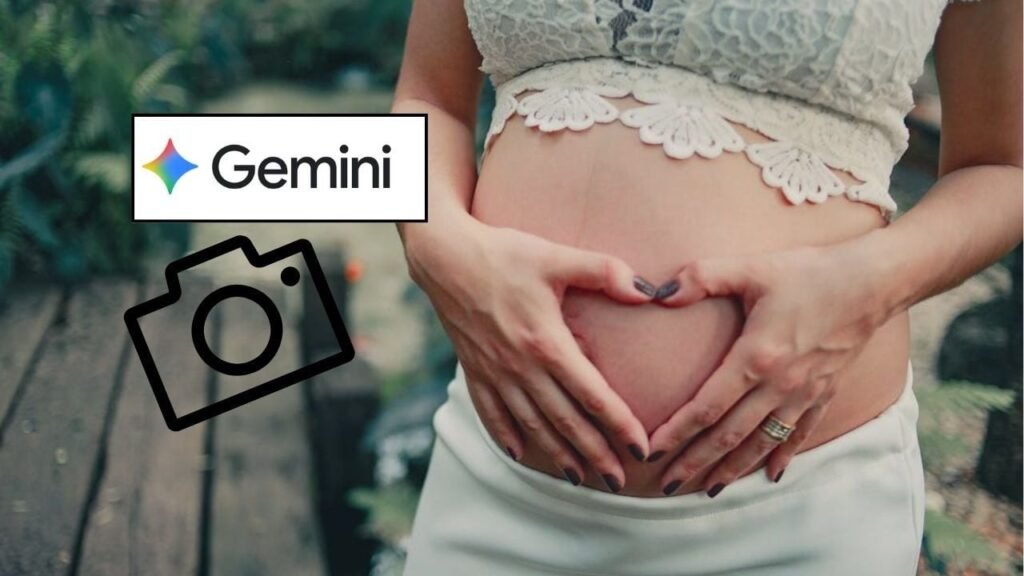 Cómo crear sesiones fotográficas de embarazo con Gemini, la nueva herramienta de inteligencia artificial de Google