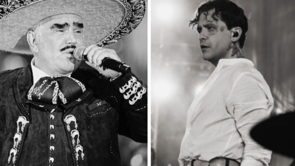 Christian Nodal cumple su sueño al cantar con Vicente Fernández gracias a la tecnología