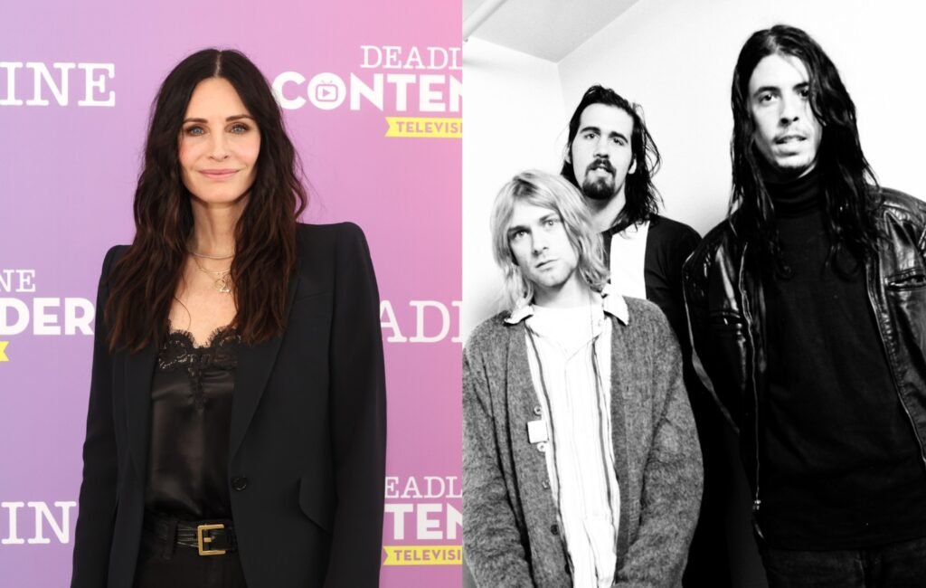 Courteney Cox, estrella de ‘Friends’, sorprende al tocar ‘Smells Like Teen Spirit’ de Nirvana en la batería