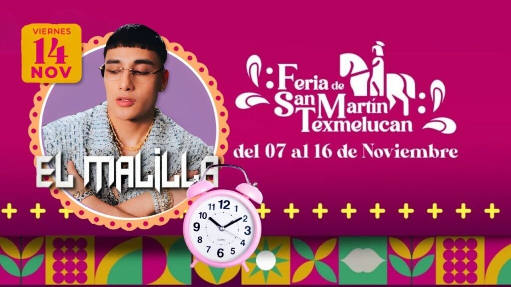 Concierto de El Malilla en la Feria de San Martín Texmelucan 2025: Horario, Precios y Boletos