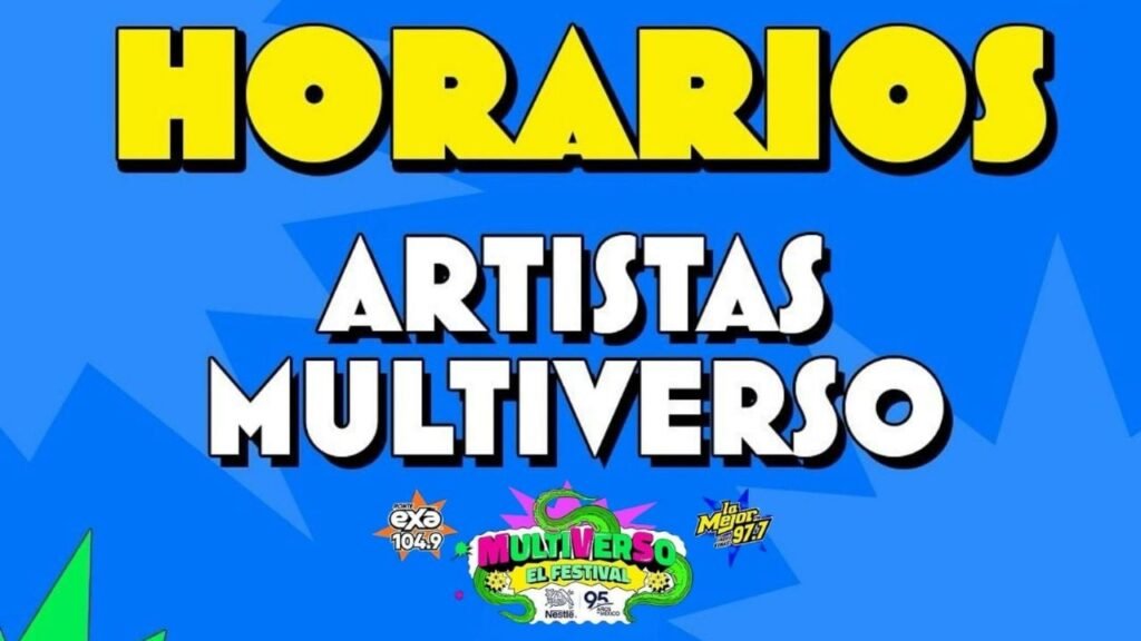 Multiverso Nestlé 95 Años: Horarios y Artistas Confirmados para el Gran Festival Musical en CDMX