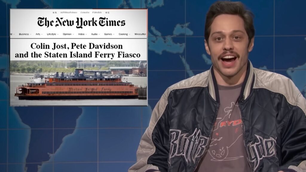 Pete Davidson Se Burla de Su ‘Fiasco del Staten Island Ferry’ en SNL