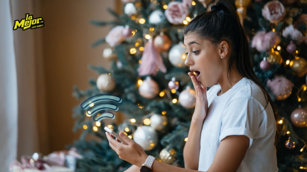 Ubicación ideal del árbol de Navidad para mantener una señal de WiFi fuerte durante las fiestas