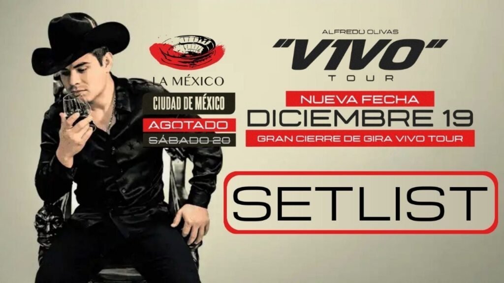 Alfredo Olivas en CDMX: Todo sobre su concierto en la Plaza de Toros La México este 19 de diciembre