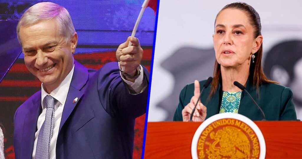 Claudia Sheinbaum felicita a José Antonio Kast tras elecciones en Chile: ¿una nueva era de colaboración?