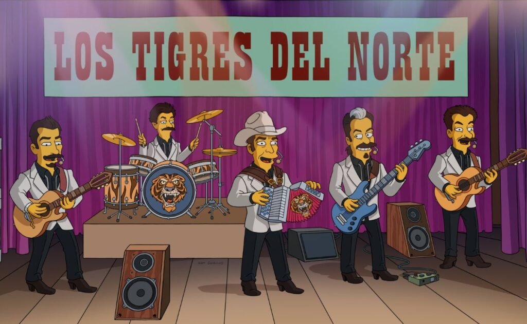 Los Tigres del Norte hacen su debut en ‘Los Simpsons’ con un corrido histórico
