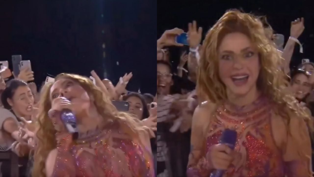 Shakira sorprende en concierto tras jalón de cabello por una fan en Montevideo