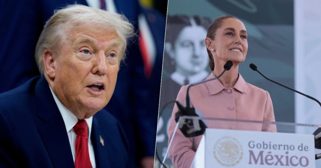Trump revela solicitud a Sheinbaum para frenar envíos de petróleo a Cuba